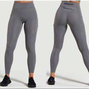 COPY - Grey Non Stop Gymshark full leggings with pockets